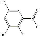 4-BROMO-2-HYDROXY-6-NITROTOLUENE Structure