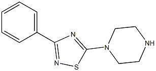 1-(3-PHENYL-1,2,4-THIADIAZOL-5-YL)PIPERAZINE Structure