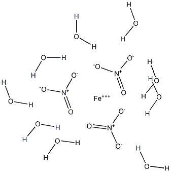 IRON(III) NITRATE NONAHYDRATE PURE Struktur