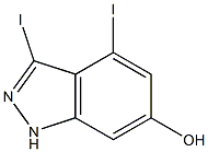 3,4-DIIODO-6-HYDROXYINDAZOLE Structure
