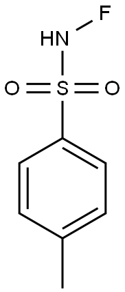 N-FLUORO-4-METHYLBENZENESULFONAMIDE Struktur