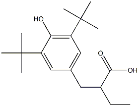 ETHYL-3,5-DI-T-BUTYL-4-HYDROXYPHENYLPROPIONATE Structure