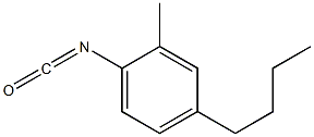 4-N-BUTYL-2-METHYLPHENYL ISOCYANATE Structure