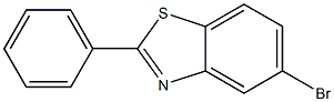 5-BROMO-2-PHENYL BENZOTHIAZOLE Structure