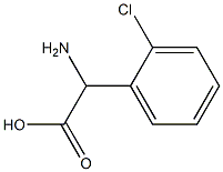 alpha-amino(2-chlorophenyl)acetate Structure