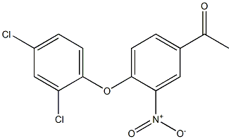 1-(4-(2,4-dichlorophenoxy)-3-nitrophenyl)ethanone Structure