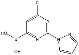 2-(1H-PYRAZOL-1-YL)-6-CHLOROPYRIMIDINE-4-BORONIC ACID