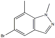 5-BROMO-1,7-DIMETHYLINDAZOLE Structure