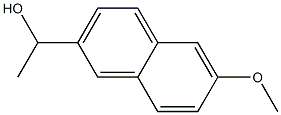 1-(6-甲氧基-2-萘基)乙醇,,结构式