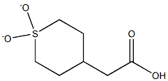 (1,1-DIOXIDOTETRAHYDRO-2H-THIOPYRAN-4-YL)ACETIC ACID 结构式
