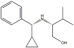 (2R)-2-{[(R)-CYCLOPROPYL(PHENYL)METHYL]AMINO}-3-METHYLBUTAN-1-OL Structure