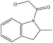 1-(CHLOROACETYL)-2-METHYLINDOLINE 结构式