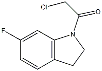 1-(CHLOROACETYL)-6-FLUOROINDOLINE Structure