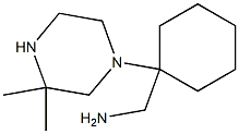 1-[1-(3,3-DIMETHYLPIPERAZIN-1-YL)CYCLOHEXYL]METHANAMINE,,结构式