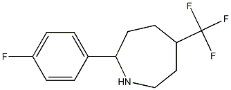 2-(4-FLUOROPHENYL)-5-(TRIFLUOROMETHYL)AZEPANE Structure