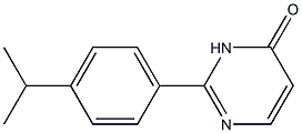 2-(4-ISOPROPYLPHENYL)PYRIMIDIN-4(3H)-ONE Structure