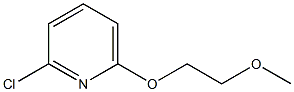 2-CHLORO-6-(2-METHOXY-ETHOXY)-PYRIDINE, 1289215-99-1, 结构式