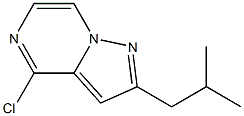 2-ISO-BUTYL-4-CHLOROPYRAZOLO[1.5-A]PYRAZINE Structure