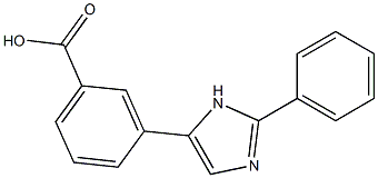 3-(2-PHENYL-1H-IMIDAZOL-5-YL)BENZOIC ACID Structure