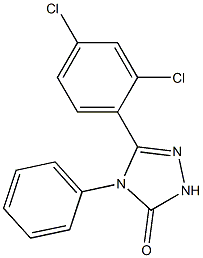 5-(2,4-DICHLOROPHENYL)-4-PHENYL-2,4-DIHYDRO-3H-1,2,4-TRIAZOL-3-ONE Struktur
