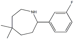 5,5-DIMETHYL-2-(3-FLUOROPHENYL)AZEPANE Structure