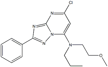 5-CHLORO-N-(2-METHOXYETHYL)-2-PHENYL-N-PROPYL[1,2,4]TRIAZOLO[1,5-A]PYRIMIDIN-7-AMINE
