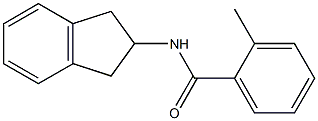 N-(2,3-DIHYDRO-1H-INDEN-2-YL)-2-METHYLBENZAMIDE Structure