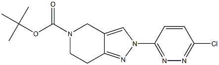 TERT-BUTYL 2-(6-CHLOROPYRIDAZIN-3-YL)-2,4,6,7-TETRAHYDRO-5H-PYRAZOLO[4,3-C]PYRIDINE-5-CARBOXYLATE