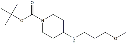 TERT-BUTYL 4-[(3-METHOXYPROPYL)AMINO]PIPERIDINE-1-CARBOXYLATE 结构式