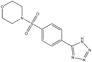 4-{[4-(1H-1,2,3,4-tetraazol-5-yl)phenyl]sulfonyl}morpholine