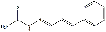 2-(3-phenylprop-2-enylidene)hydrazine-1-carbothioamide Structure