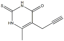 6-methyl-5-(2-propynyl)-2-thioxo-2,3-dihydro-4(1H)-pyrimidinone Structure