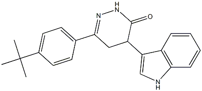6-[4-(tert-butyl)phenyl]-4-(1H-indol-3-yl)-4,5-dihydro-3(2H)-pyridazinone