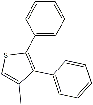 4-methyl-2,3-diphenylthiophene Structure