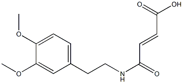 (E)-4-[(3,4-dimethoxyphenethyl)amino]-4-oxo-2-butenoic acid