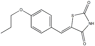 5-[(Z)-(4-propoxyphenyl)methylidene]-1,3-thiazolane-2,4-dione