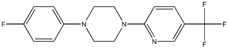 1-(4-fluorophenyl)-4-[5-(trifluoromethyl)-2-pyridinyl]piperazine