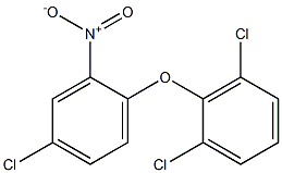 1,3-dichloro-2-(4-chloro-2-nitrophenoxy)benzene Structure