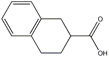 1,2,3,4-tetrahydronaphthalene-2-carboxylic acid 结构式
