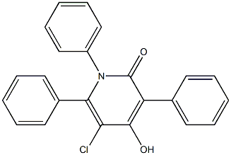 5-chloro-4-hydroxy-1,3,6-triphenyl-1,2-dihydropyridin-2-one