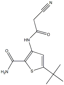 5-(tert-butyl)-3-[(2-cyanoacetyl)amino]thiophene-2-carboxamide