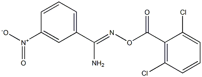 O1-(2,6-dichlorobenzoyl)-3-nitrobenzene-1-carbohydroximamide
