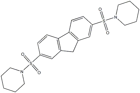 1-{[7-(piperidinosulfonyl)-9H-fluoren-2-yl]sulfonyl}piperidine