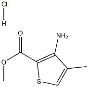 methyl 3-amino-4-methylthiophene-2-carboxylate hydrochloride Structure