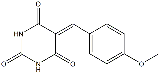 5-(4-methoxybenzylidene)hexahydropyrimidine-2,4,6-trione