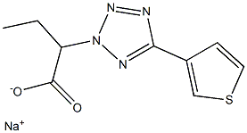 sodium 2-(5-thien-3-yl-2H-tetrazol-2-yl)butanoate