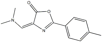 4-[(E)-(dimethylamino)methylidene]-2-(4-methylphenyl)-1,3-oxazol-5(4H)-one Structure