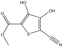 methyl 5-cyano-3,4-dihydroxythiophene-2-carboxylate Structure