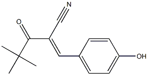 (E)-2-(2,2-dimethylpropanoyl)-3-(4-hydroxyphenyl)-2-propenenitrile