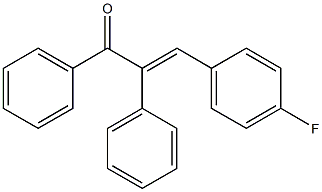 3-(4-fluorophenyl)-1,2-diphenyl-2-propen-1-one